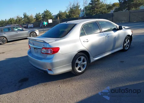 2011 Toyota Corolla S from USA, damaged, VIN 2T1BU4EE6BC626279